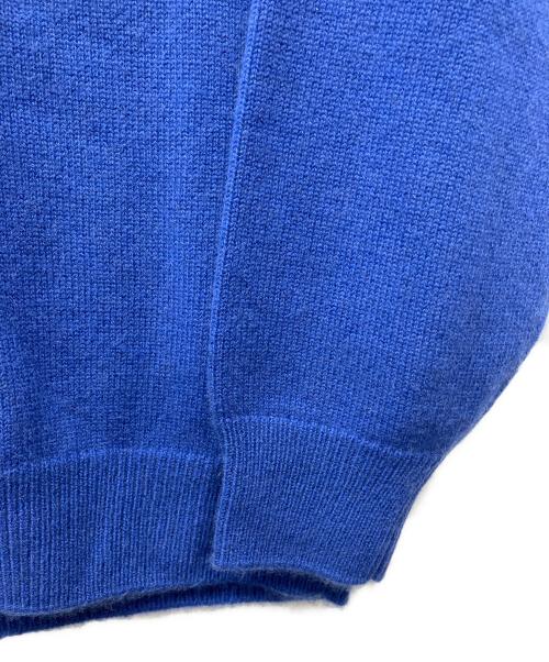 AURALEE（オーラリー）AURALEE (オーラリー) BABY CASHMERE KNIT CARDIGAN / カシミヤニットカーディガン ブルー サイズ:3の古着・服飾アイテム
