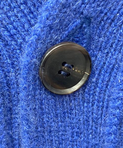 AURALEE（オーラリー）AURALEE (オーラリー) BABY CASHMERE KNIT CARDIGAN / カシミヤニットカーディガン ブルー サイズ:3の古着・服飾アイテム