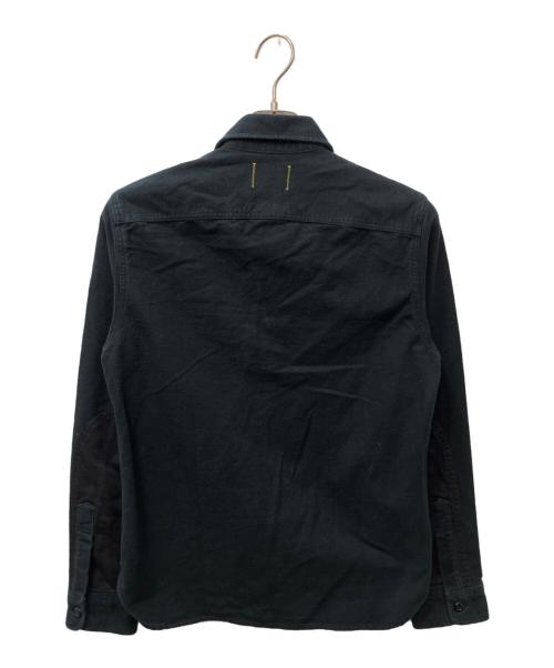 L.L.Bean（エルエルビーン）L.L.Bean (エルエルビーン) エルボーパッチネルシャツ ブラック サイズ:XSの古着・服飾アイテム
