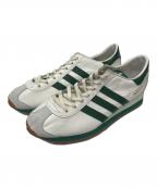 adidasアディダス）の古着「【観賞用】90's カントリー カンガルーレザー スニーカー」｜グリーン×ホワイト