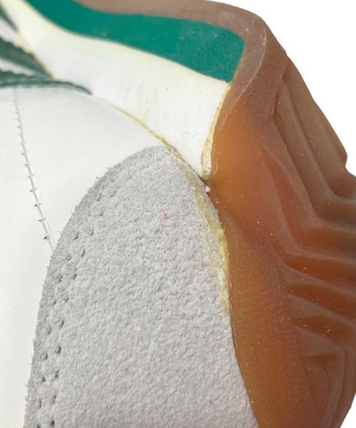 adidas（アディダス）adidas (アディダス) 【観賞用】90's カントリー カンガルーレザー スニーカー グリーン×ホワイト サイズ:６　１/2の古着・服飾アイテム