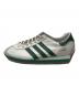 adidas (アディダス) 【観賞用】90's カントリー カンガルーレザー スニーカー グリーン×ホワイト サイズ:６　１/2：12000円
