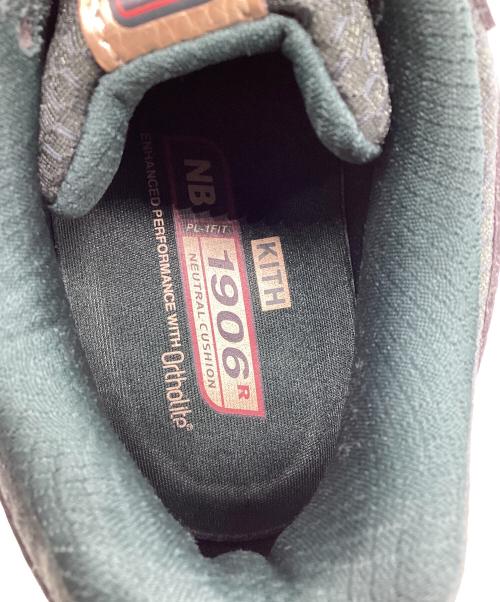 NEW BALANCE（ニューバランス）NEW BALANCE (ニューバランス) KITH (キス) 1906R ローカットスニーカー ゴールド×グリーン サイズ:25.5cmの古着・服飾アイテム