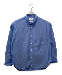 STUDIO NICHOLSON×BEAMS+（スタジオ ニコルソン×ビームスプラス）の古着「【別注】STUDIO NICHOLSON / LISA OXFORD SHIRT」｜ブルー