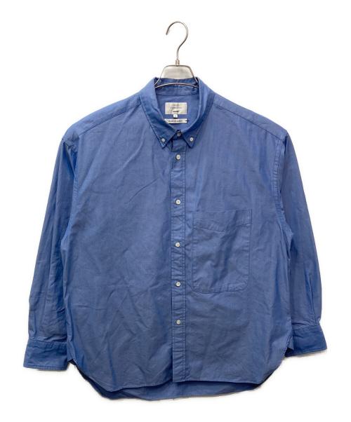 STUDIO NICHOLSON（スタジオ ニコルソン）STUDIO NICHOLSON (スタジオ ニコルソン) BEAMS+ (ビームスプラス) 【別注】STUDIO NICHOLSON / LISA OXFORD SHIRT ブルー サイズ:Sの古着・服飾アイテム