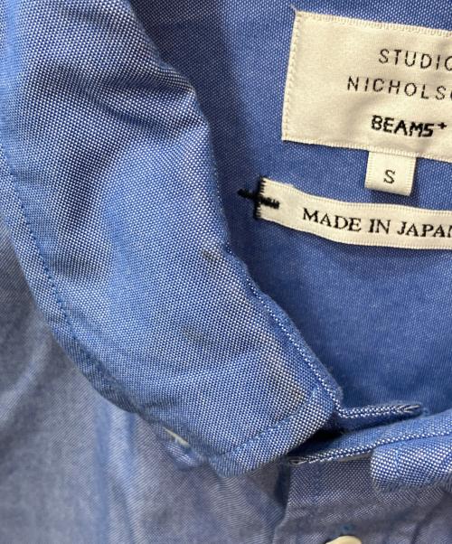 STUDIO NICHOLSON（スタジオ ニコルソン）STUDIO NICHOLSON (スタジオ ニコルソン) BEAMS+ (ビームスプラス) 【別注】STUDIO NICHOLSON / LISA OXFORD SHIRT ブルー サイズ:Sの古着・服飾アイテム