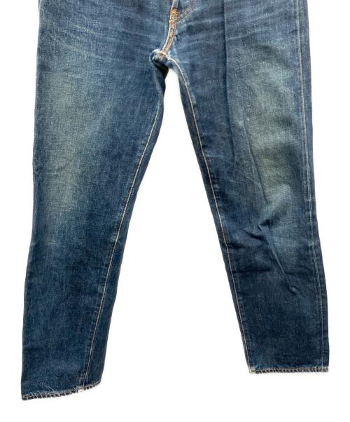 EVISU（エヴィス）EVISU (エヴィス) Dowluck (ドウラク) No2 白カモメペイントデニムパンツ インディゴ サイズ: W27×L30の古着・服飾アイテム