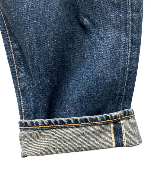 EVISU（エヴィス）EVISU (エヴィス) Dowluck (ドウラク) No2 白カモメペイントデニムパンツ インディゴ サイズ: W27×L30の古着・服飾アイテム