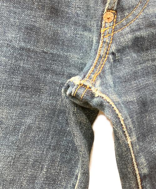 EVISU（エヴィス）EVISU (エヴィス) Dowluck (ドウラク) No2 白カモメペイントデニムパンツ インディゴ サイズ: W27×L30の古着・服飾アイテム