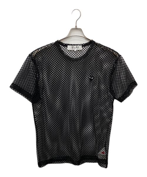 PLAY COMME des GARCONS（プレイコムデギャルソン）PLAY COMME des GARCONS (プレイコムデギャルソン) Polyester Mesh Large（ポリエステルメッシュラージ） ブラック サイズ: XXLの古着・服飾アイテム