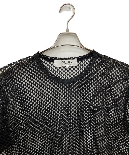 PLAY COMME des GARCONS（プレイコムデギャルソン）PLAY COMME des GARCONS (プレイコムデギャルソン) Polyester Mesh Large（ポリエステルメッシュラージ） ブラック サイズ: XXLの古着・服飾アイテム