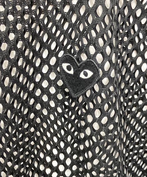 PLAY COMME des GARCONS（プレイコムデギャルソン）PLAY COMME des GARCONS (プレイコムデギャルソン) Polyester Mesh Large（ポリエステルメッシュラージ） ブラック サイズ: XXLの古着・服飾アイテム