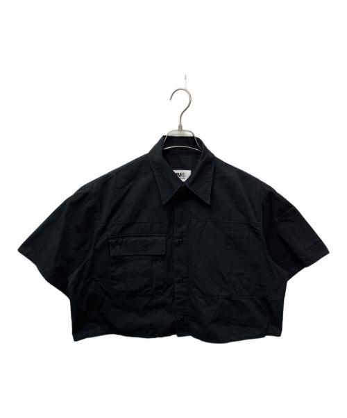 MM6 Maison Margiela（エムエムシックスメゾンマルジェラ）MM6 Maison Margiela (エムエムシックスメゾンマルジェラ) 半袖シャツ ブラック サイズ:38の古着・服飾アイテム