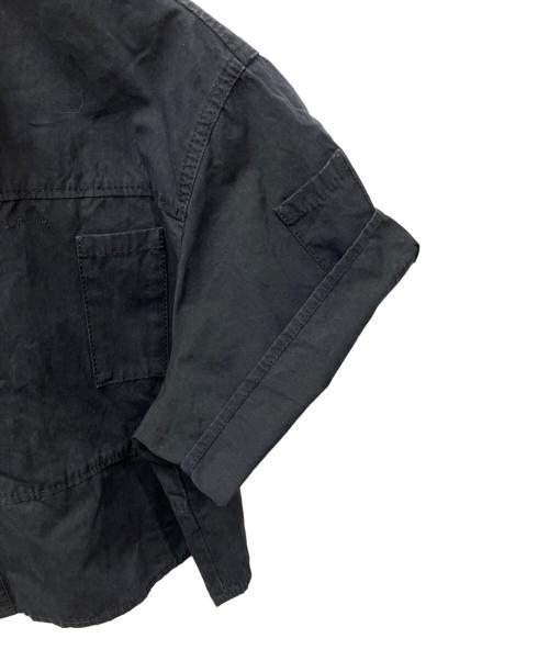MM6 Maison Margiela（エムエムシックスメゾンマルジェラ）MM6 Maison Margiela (エムエムシックスメゾンマルジェラ) 半袖シャツ ブラック サイズ:38の古着・服飾アイテム