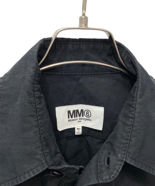 MM6 Maison Margiela（エムエムシックスメゾンマルジェラ）MM6 Maison Margiela (エムエムシックスメゾンマルジェラ) 半袖シャツ ブラック サイズ:38の古着・服飾アイテム