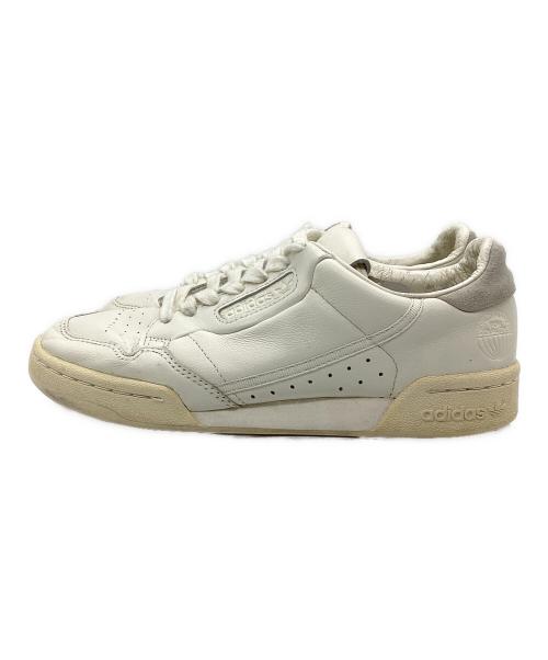 adidas（アディダス）adidas (アディダス) コンチネンタルスニーカー ベージュ サイズ:25cmの古着・服飾アイテム