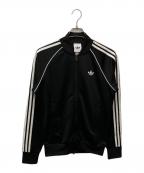 adidasアディダス）の古着「トラックジャケット」｜ブラック