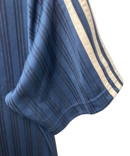 adidas（アディダス）adidas (アディダス) 襟付きゴーリートップ ネイビー サイズ:Sの古着・服飾アイテム