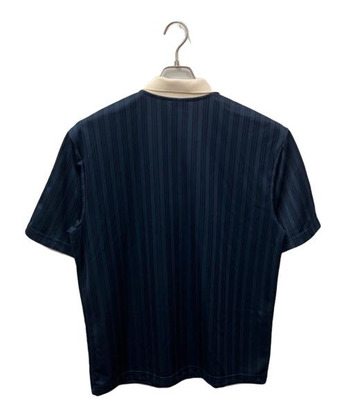 adidas（アディダス）adidas (アディダス) 襟付きゴーリートップ ネイビー サイズ:Sの古着・服飾アイテム