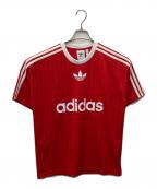adidasアディダス）の古着「アディカラー カットソー」｜レッド