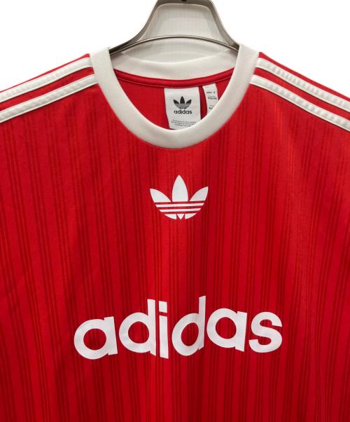 adidas（アディダス）adidas (アディダス) アディカラー カットソー レッド サイズ:Mの古着・服飾アイテム
