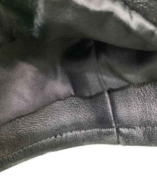 Schott（ショット）Schott (ショット) ラムレザーシングルライダースジャケット ブラック サイズ:Mの古着・服飾アイテム