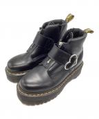 Dr.Martens×LAZY OAFドクターマーチン×レイジー・オーフ）の古着「LO BUCKLE BOOT （レイジーオーフ　バックルブーツ）」｜ブラック