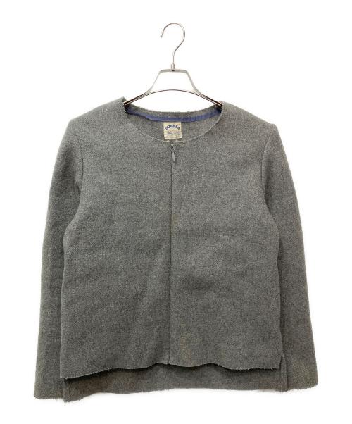 SUNSEA（サンシー）SUNSEA (サンシー) ノーカラージャケット グレー サイズ:採寸参照の古着・服飾アイテム