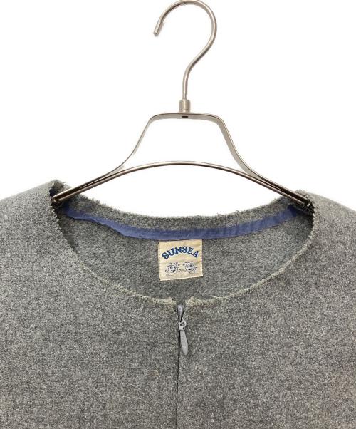 SUNSEA（サンシー）SUNSEA (サンシー) ノーカラージャケット グレー サイズ:採寸参照の古着・服飾アイテム