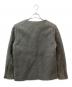 SUNSEA (サンシー) ノーカラージャケット グレー サイズ:採寸参照：6000円