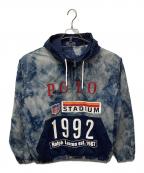 POLO RALPH LAURENポロ・ラルフローレン）の古着「Indigo Stadium Popover Jacket（）」｜インディゴ