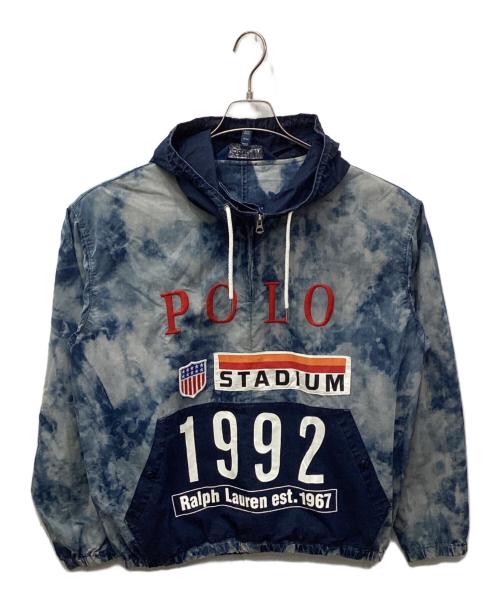 POLO RALPH LAUREN（ポロ・ラルフローレン）POLO RALPH LAUREN (ポロ・ラルフローレン) Indigo Stadium Popover Jacket（） インディゴ サイズ:mの古着・服飾アイテム