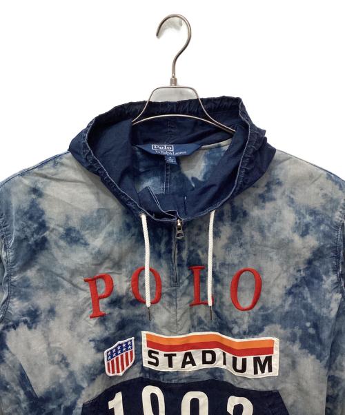 POLO RALPH LAUREN（ポロ・ラルフローレン）POLO RALPH LAUREN (ポロ・ラルフローレン) Indigo Stadium Popover Jacket（） インディゴ サイズ:mの古着・服飾アイテム
