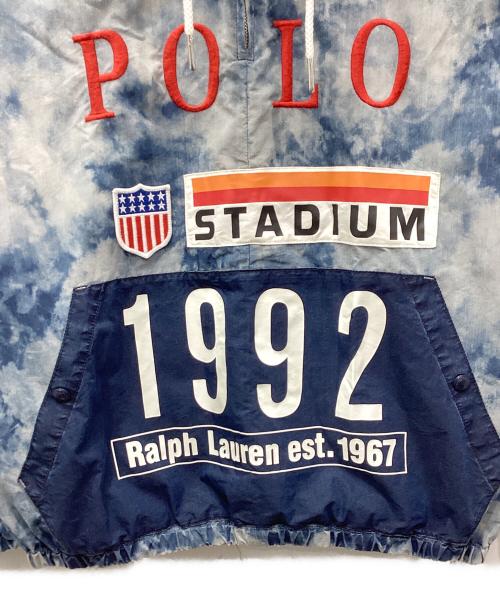 POLO RALPH LAUREN（ポロ・ラルフローレン）POLO RALPH LAUREN (ポロ・ラルフローレン) Indigo Stadium Popover Jacket（） インディゴ サイズ:mの古着・服飾アイテム