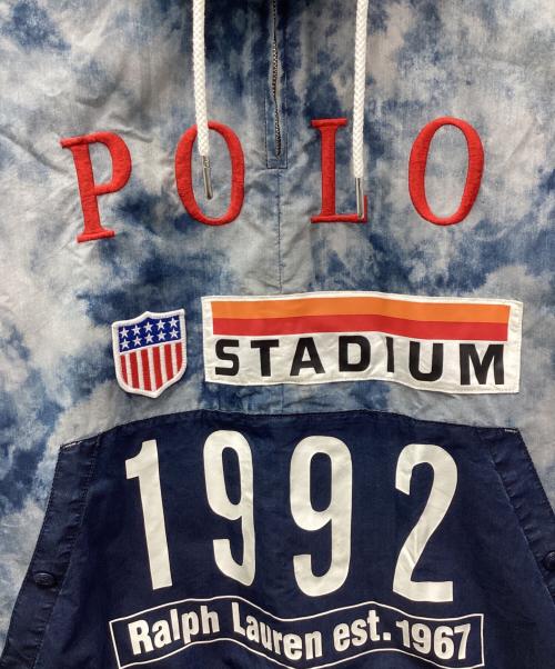 POLO RALPH LAUREN（ポロ・ラルフローレン）POLO RALPH LAUREN (ポロ・ラルフローレン) Indigo Stadium Popover Jacket（） インディゴ サイズ:mの古着・服飾アイテム