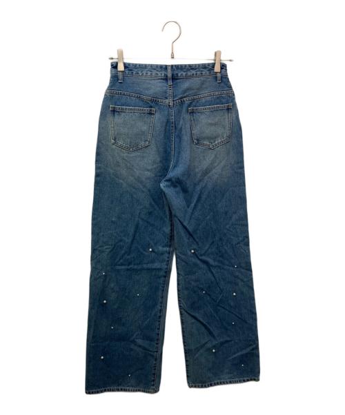 darich（ダーリッチ）Darich (ダーリッチ) パールストレートデニムパンツ インディゴ サイズ:Mの古着・服飾アイテム