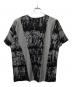 ISSEY MIYAKE MEN (イッセイミヤケメン) モザイク柄ドルマンスリーブＴシャツ グレー サイズ:表記なし(実寸をご確認ください)：11000円