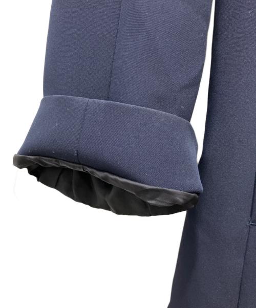 ANAYI（アナイ）ANAYI (アナイ) コンパクトストレッチノーカラーコート ネイビー サイズ:38の古着・服飾アイテム