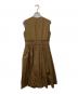 RED VALENTINO (レッドヴァレンティノ) ノースリーブワンピース ベージュ サイズ:38：7000円