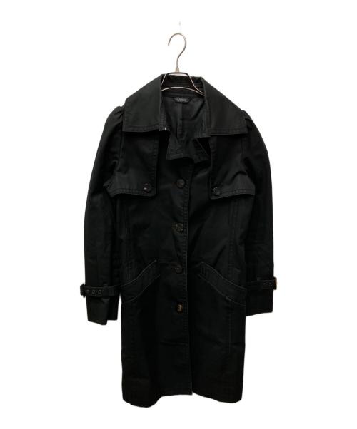 hysterics（ヒステリックス）hysterics (ヒステリックス) トレンチコート ブラック サイズ:FREEの古着・服飾アイテム