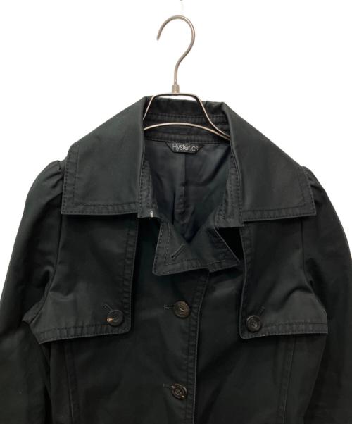 hysterics（ヒステリックス）hysterics (ヒステリックス) トレンチコート ブラック サイズ:FREEの古着・服飾アイテム