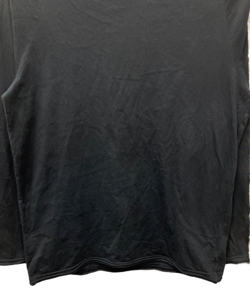 Y-3（ワイスリー）Y-3 (ワイスリー) Y-3 RAW EDGE 3 STRIPES LONG SLEEVE TEE ブラック サイズ:2XSの古着・服飾アイテム