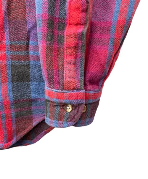 FIVE BROTHER（ファイブブラザー）FIVE BROTHER (ファイブブラザー) ヘビーネルシャツ レッド サイズ:2XLの古着・服飾アイテム