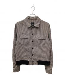 CoSTUME NATIONAL HOMME（コスチューム ナショナル オム）の古着「千鳥柄ジャケット」｜ホワイト×ブラック