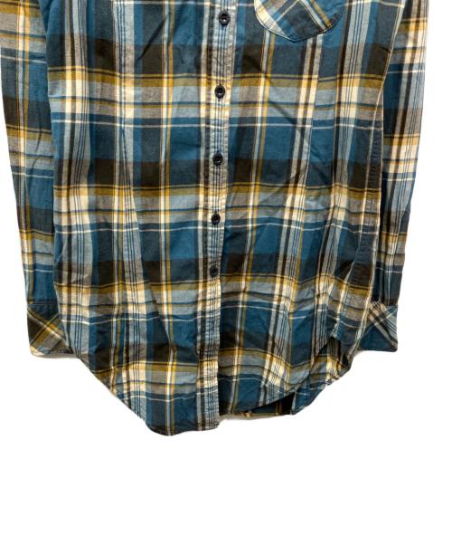 Hysteric Glamour（ヒステリックグラマー）Hysteric Glamour (ヒステリックグラマー) チェック長袖シャツ ブルー サイズ:FREEの古着・服飾アイテム