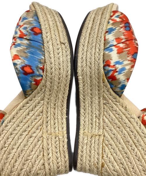 UGG（アグ）UGG (アグ) ウェッジソールサンダル ベージュ サイズ:24cmの古着・服飾アイテム