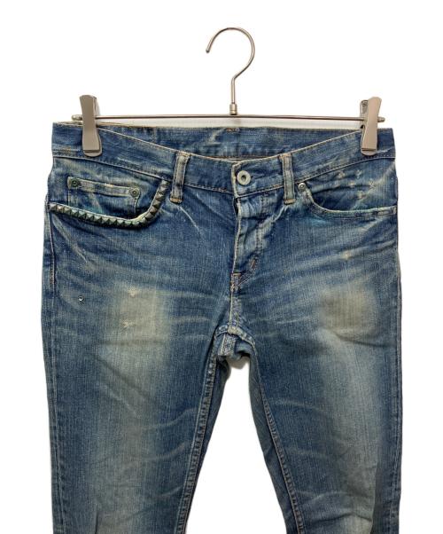 hysterics（ヒステリックス）hysterics (ヒステリックス) スキニーストレッチデニム（USED加工） インディゴ サイズ:Sの古着・服飾アイテム