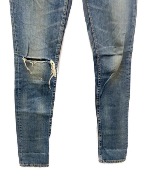hysterics（ヒステリックス）hysterics (ヒステリックス) スキニーストレッチデニム（USED加工） インディゴ サイズ:Sの古着・服飾アイテム