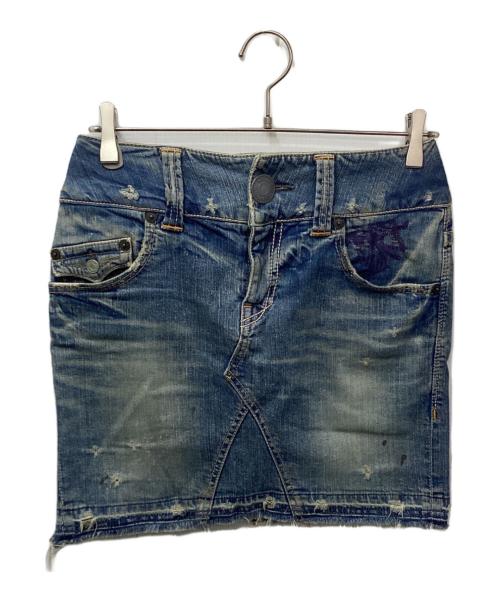 Hysteric Glamour（ヒステリックグラマー）Hysteric Glamour (ヒステリックグラマー) デニムミニスカート インディゴ サイズ:Mの古着・服飾アイテム
