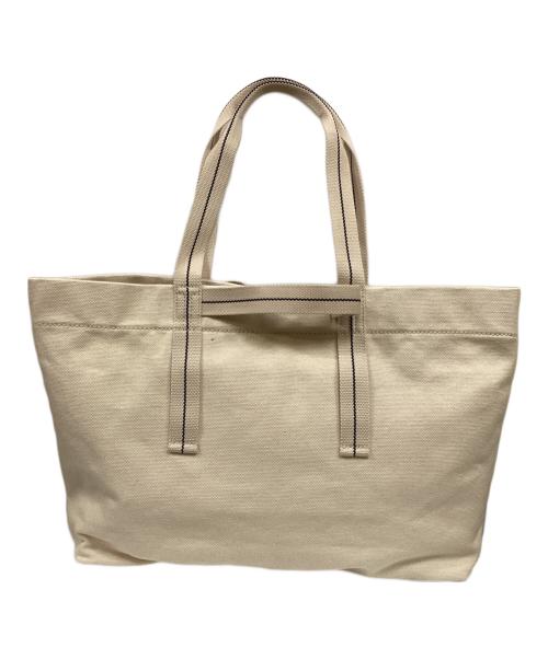 TORY BURCH（トリーバーチ）TORY BURCH (トリーバーチ) キャンバストートバッグ アイボリーの古着・服飾アイテム